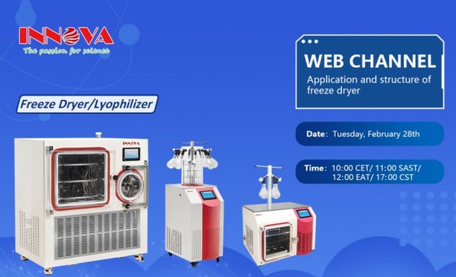 Innova New Webinar for  Innova  Freeze Dryer on  Feb 28, 2023