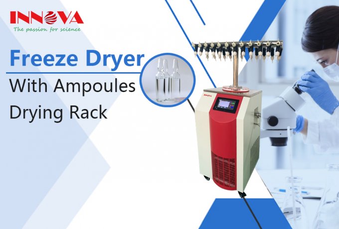 Innova Freeze Dryer With Ampoules Drying Rack