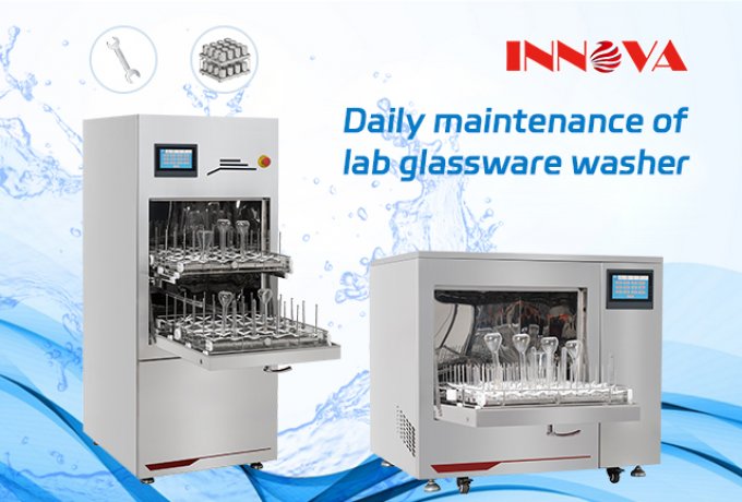 Daily maintenance of lab glassware washer