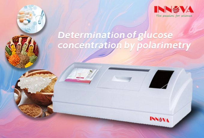 Determination of glucose concentration by polarimetry